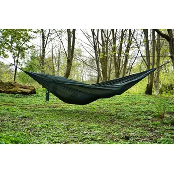Houpací síť Hamaka Chill Out, DD Hammocks, 540g, oliva zelená