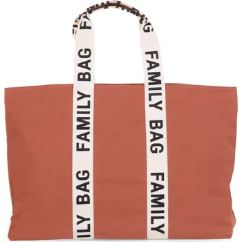 Přebalovací taška Taška Family Bag Signature Canvas oranžová Childhome