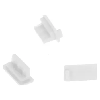 Záslepka pro konektor USB, barva bílá - 10 ks balení