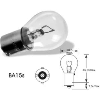 Autožárovka LUCAS 28V 26W Ba15s LL345T