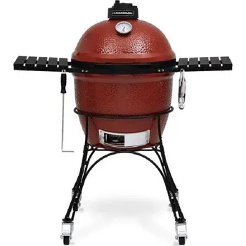 Zahradní gril Keramický gril Kamado Joe I. Classic červený na mobilním stojanu