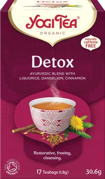 Čaj Yogi Tea Detox BIO 17x 1,8 g