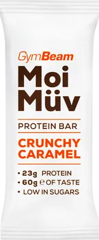 GymBeam MoiMüv Protein Bar 60 g křupavý karamel