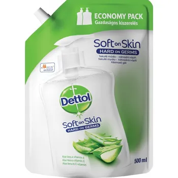 Mýdlo Dettol Jemná aloe a vitamin E tekuté mýdlo náhradní náplň