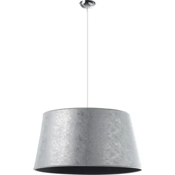 Exo Selma XL E27 závěsné svítidlo stříbrné