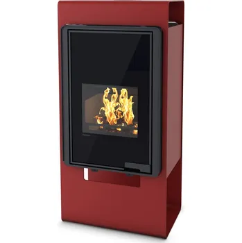 Krbová kamna HS Flamingo Krbová kamna FLAMINGO DELUXE ® SINGA, červená