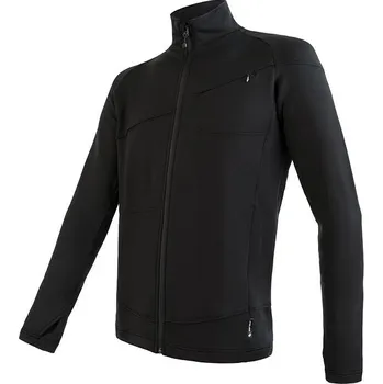 Pánská mikina Sensor Tecnostretch Pánská mikina celozip černá S