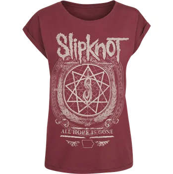 Dámské tričko Tričko z Slipknot - Blurry - Ženy - červená