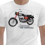 STRIKER Tričko JAWA 350 Californian Barva: Bílá, Velikost: L