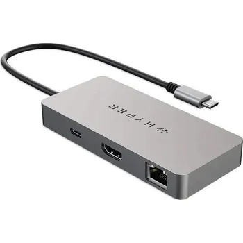 Replikátor portů HyperDrive 5v1 USB-C Hub (WWCB), stříbrný