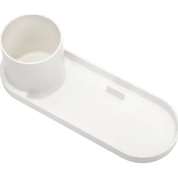 Šperkovnice Stojánek s odkladnou miskou April 46, bílý