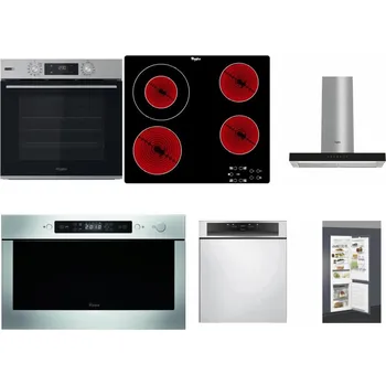 Set domácích spotřebičů WHIRLPOOL OMSK58HU1SX + WHIRLPOOL AKT 8130/NE + WHIRLPOOL WHBS 62F LT K + WHIRLPOOL AMW 439 IX + WHIRLPOOL WBC 3C34 PF X + WHIRLPOOL ART 66112