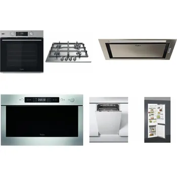 Set domácích spotřebičů WHIRLPOOL OMSK58HU1SX + WHIRLPOOL TKRL 661 IX EU + WHIRLPOOL WCT3 64 FLB X + WHIRLPOOL AMW 439 IX + WHIRLPOOL WSIC 3M27 C + WHIRLPOOL ART 66112