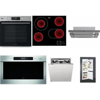 Set domácích spotřebičů WHIRLPOOL OMSK58HU1SX + WHIRLPOOL AKT 8190/BA + WHIRLPOOL AKR 749/1 IX + WHIRLPOOL AMW 439 IX + WHIRLPOOL WIO 3T133 PLE + WHIRLPOOL ART 65031