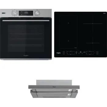 Set domácích spotřebičů WHIRLPOOL OMSK58HU1SX + WHIRLPOOL WL B8160 NE + WHIRLPOOL AKR 749/1 IX