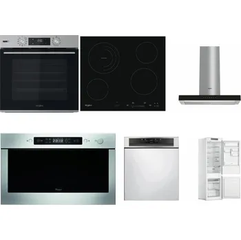 Set domácích spotřebičů WHIRLPOOL OMSK58HU1SX + WHIRLPOOL AKT 8900 BA + WHIRLPOOL WHBS 62F LT K + WHIRLPOOL AMW 439 IX + WHIRLPOOL WBC 3C34 PF X + WHIRLPOOL WHC18 T311