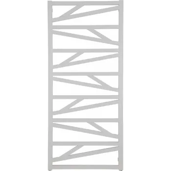 Radiátor Instalprojekt Trick Koupelnový radiátor 530 x 1517 mm, výkon 704 W, spodní centrální připojení D50, bílý - Hopa