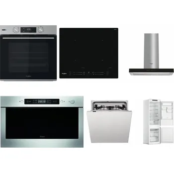 Set domácích spotřebičů WHIRLPOOL OMSK58HU1SX + WHIRLPOOL WL S7260 NE + WHIRLPOOL WHBS 62F LT K + WHIRLPOOL AMW 439 IX + WHIRLPOOL WIC 3C33 PFE + WHIRLPOOL WHC18 T311