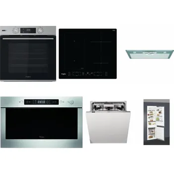 Set domácích spotřebičů WHIRLPOOL OMSK58HU1SX + WHIRLPOOL WL B8160 NE + WHIRLPOOL AKR 650/1 IX + WHIRLPOOL AMW 439 IX + WHIRLPOOL WIO 3O540 PELG + WHIRLPOOL ART 66112