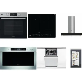Set domácích spotřebičů WHIRLPOOL OMSK58HU1SX + WHIRLPOOL WL B8160 NE + WHIRLPOOL WHBS 62F LT K + WHIRLPOOL AMW 439 IX + WHIRLPOOL WSIO 3O34 PFE X + WHIRLPOOL ART 66112