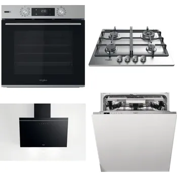 Set domácích spotřebičů WHIRLPOOL OMSK58HU1SX + WHIRLPOOL TKRL 661 IX EU + WHIRLPOOL AKR 62F LT K + WHIRLPOOL WIO 3O540 PELG