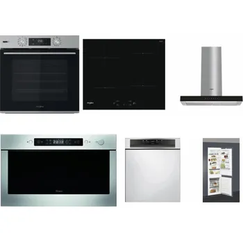 Set domácích spotřebičů WHIRLPOOL OMSK58HU1SX + WHIRLPOOL WS Q2760 BF + WHIRLPOOL WHBS 62F LT K + WHIRLPOOL AMW 439 IX + WHIRLPOOL WBC 3C34 PF X + WHIRLPOOL ART 66112