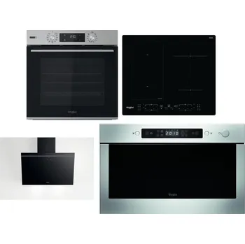 Set domácích spotřebičů WHIRLPOOL OMSK58HU1SX + WHIRLPOOL WL B8160 NE + WHIRLPOOL AKR 62F LT K + WHIRLPOOL AMW 439 IX