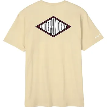 Pánské tričko INDEPENDENT triko - Depth Summit T-Shirt Sand (SAND)