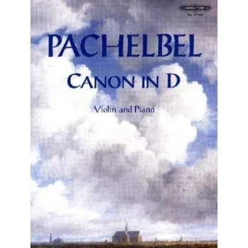 Kanon (Canon) in D-Dur, für Violine und Klavier, Klavierpartitur u. Einzelstimme – Johann Pachelbel (DE)