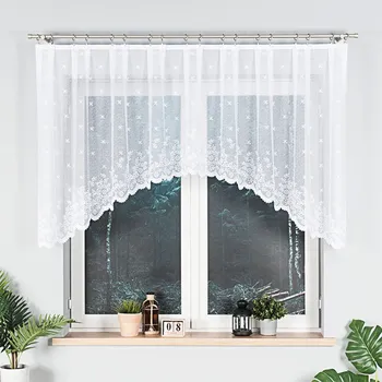 Kusová záclona Karolína bílá, 300 x 130 cm Záclona Kusová záclona Karolína bílá, 300 x 130 cm