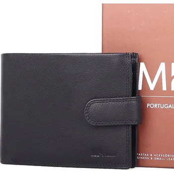 Peněženka Luxusní černá kožená peněženka Marta Ponti no. B006R +RFID