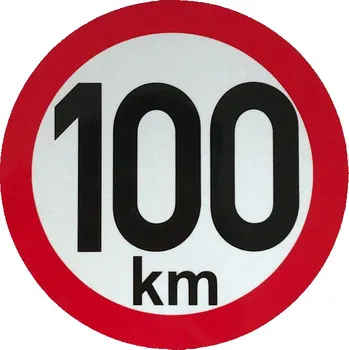 samolepka Samolepka rychlosti 100 km