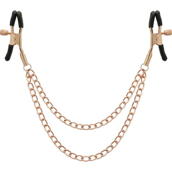 Skřipce na bradavky s řetízkem BEGME