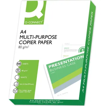 Kancelářský papír Q-Connect Multi-Purpose Copier Paper A4 80 g 500 listů