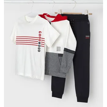 Mayoral Chlapecká tepláková souprava 3853 bílá, šedá Rozměr: 110