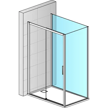 RONAL Doplňková boční stěna v 90° D22F3SM20688