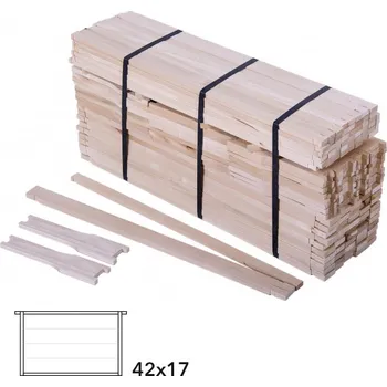 Rámkový přířez 42x17 Optimal nízký, vrtaný vodorovně Hoffman, Lípa, 50 ks