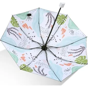 Deštník Dámský skládací deštník MODRÉ KVĚTY Carla PAR01WZ12