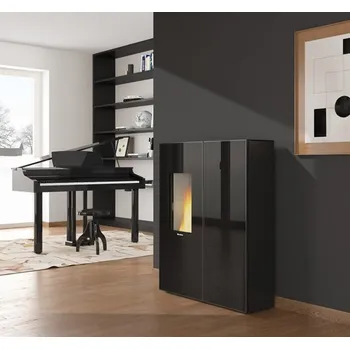 Krbová kamna LA NORDICA - EXTRAFLAME Extraflame Sharon Plus Crystal černá
