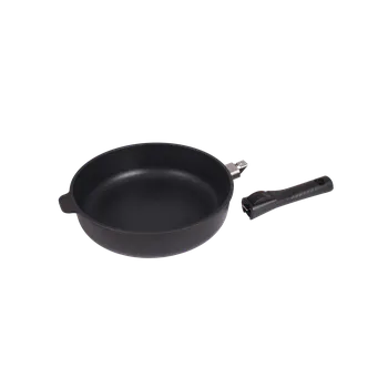 Pánev Titanová pánev 26 cm vysoká 7 cm s pokl. 3,5 l BAF Gigant INDUKCE odnímatelná ru (model 2023)