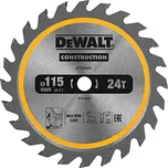 DeWALT DT20420-QZ 115 x 9,5 mm 24 zubů