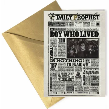 MinaLima Přáníčko: Denní Věštec - Chlapec, který přežil