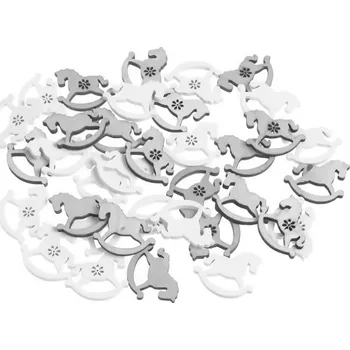 Houpací kůň Houpací koníci - bílá, šedá Barva: Šedá