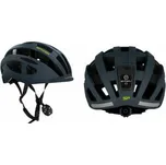 Spokey POINTER PRO Cyklistická přilba s LED blikačkou a blinkry, 58-61 cm, černá