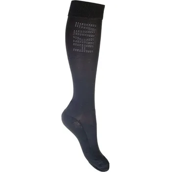 HKM Podkolenky jezdecké Silicone HKM, pár, černé 35-38