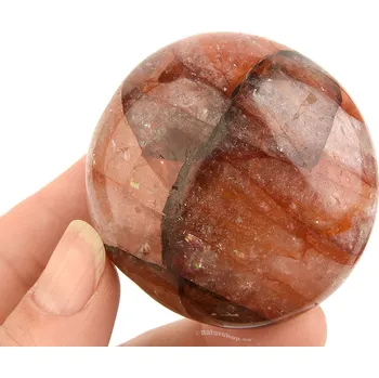 Přírodní kámen Hematit v křišťálu 98g z Madagaskaru