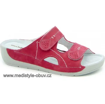 Dámská zdravotní obuv MEDISTYLE TEKLA OT-B15/TL pantofel červený vel.37-43, --- - 40