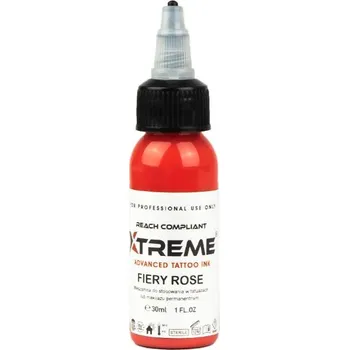 Tetovací barva XTreme Ink - Fiery Rose 30ml