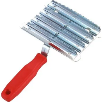 Čištění pro koně Kovové hřbílko pro koně 8-řadé