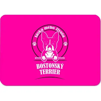 Dámské tričko STRIKER Podložka pod myš Bostonský terier
